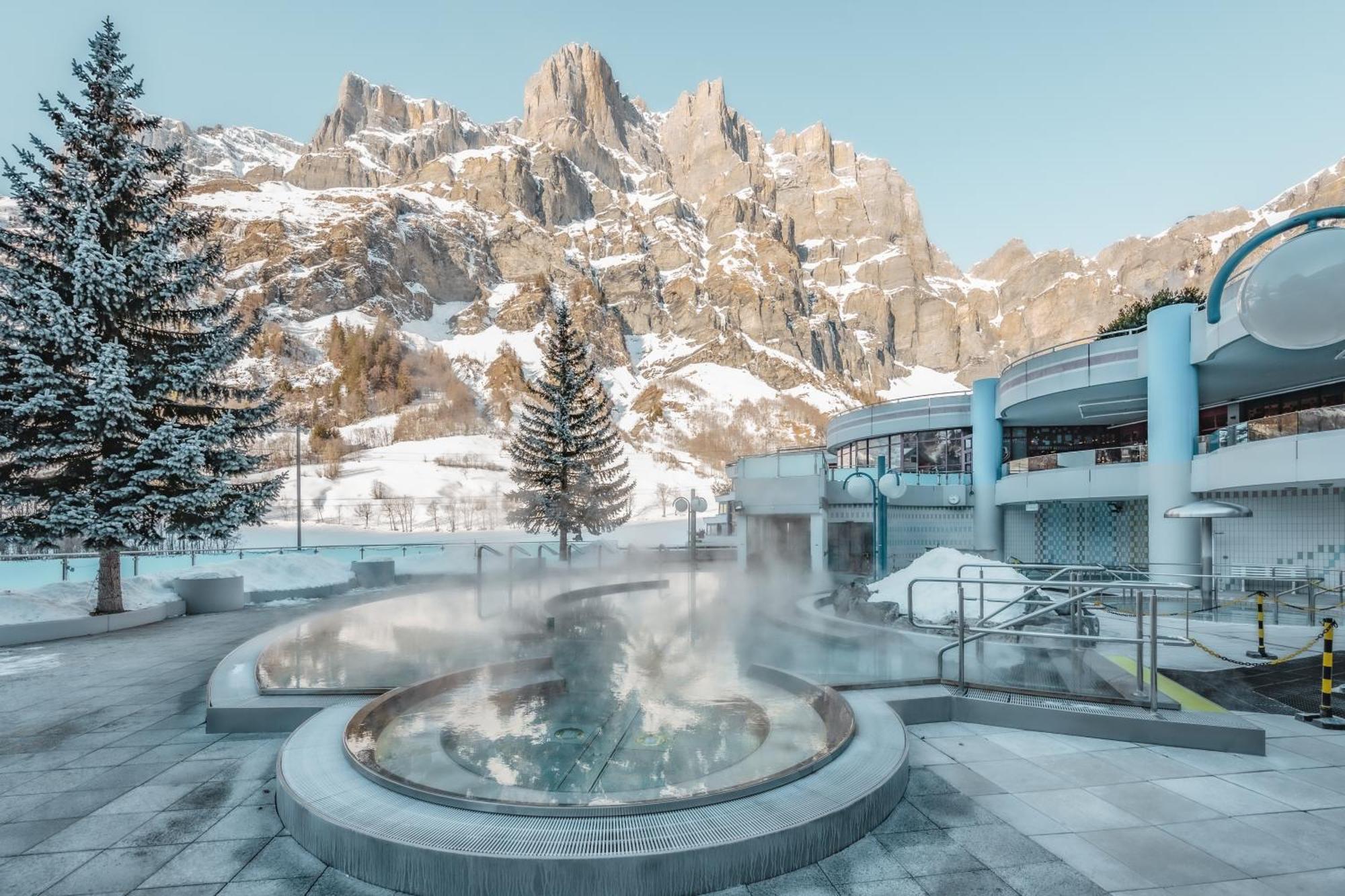 Hotel Walliserhof-Leukerbad-Therme Exteriér fotografie